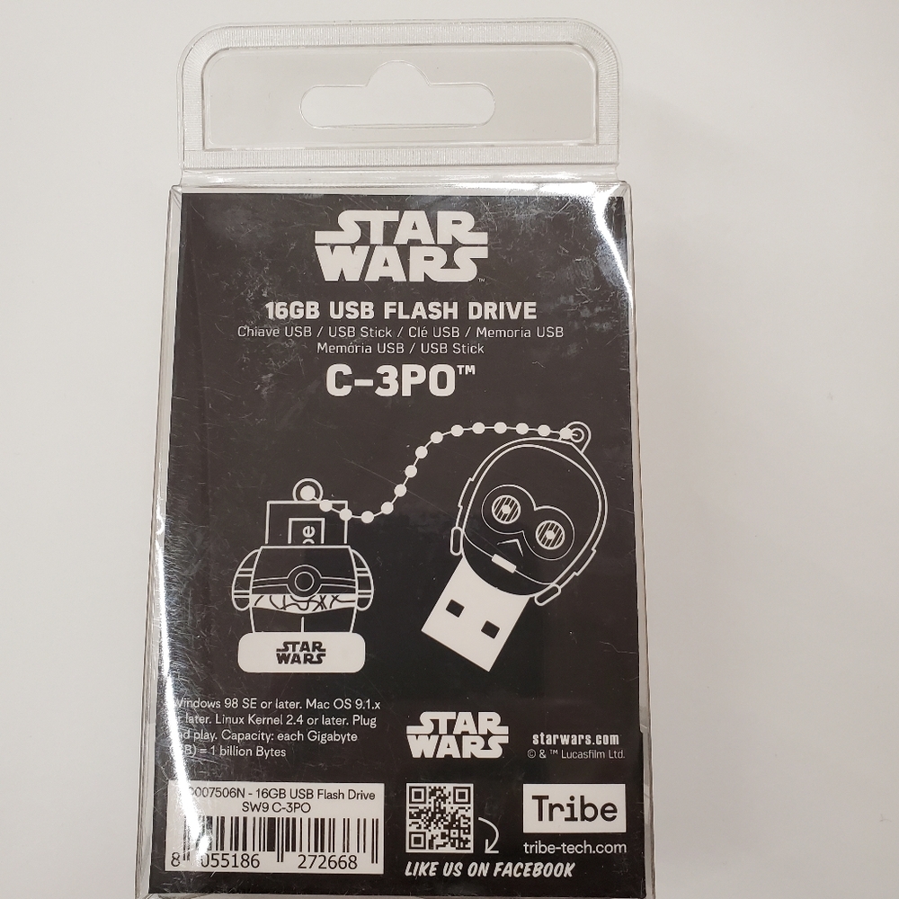 🎄 New Star Wars C-3PO 16GB USB Flash Drive Final Sale - Picture 2 of 2